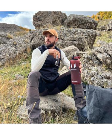 Super Sparrow 1.5L Leak-Proof Water Bottle | BPA-Free Sports Bottle for School Sports & Cycling - Blueberry - Buy Online on GoSupps.com