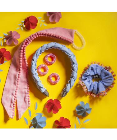 Invisibobble Wrapstar Ami & Co 2-in-1 Pink Hair Band | Limited Collection Flores & Bloom - Perfect for Girls & Women - Buy Online on GoSupps.com