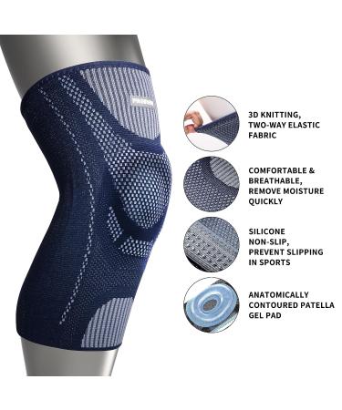 Proiron Kniebandage f r M nner/Frauen | Orthop dische Kniebandage f r Meniskus & Gelenkschmerzen | XL Blau | Sport & Genesung - Buy Online on GoSupps.com