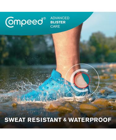 Compeed Advanced Blister Care Cushions 10 Count Medium Pads - 1 Pack - Heel Blister Patches - Foot Blister Prevention and Treatment - Hydrocolloid Waterproof Bandages - Buy Online on GoSupps.com