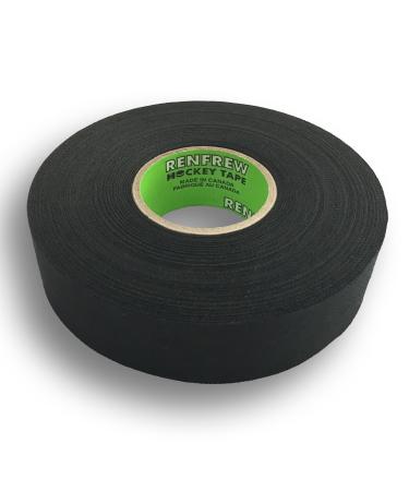 Renfrew  Cloth Hockey Tape  1 (Straight Edge Black  25m)