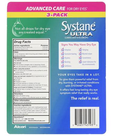Systane Ultra Lubricant Eye Drops 30ml | Fast Relief for Dry Eyes - Buy Online on GoSupps.com
