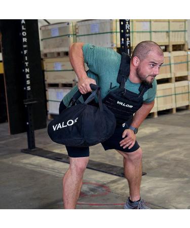 Valor Fitness SDB-TB1 Self-Fill Strongman Sandbag Duffle | Heavy Duty Vinyl Construction for Weightlifting | Fat Grip Handle | Double Bladders | Reinforced Zipper - Buy Online on GoSupps.com