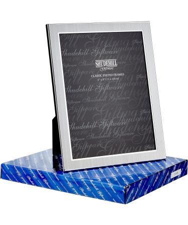 Shudehill 24168 Silver Satin Photo Frame - 6x8 Size - Landscape or Portrait - Buy Online on GoSupps.com