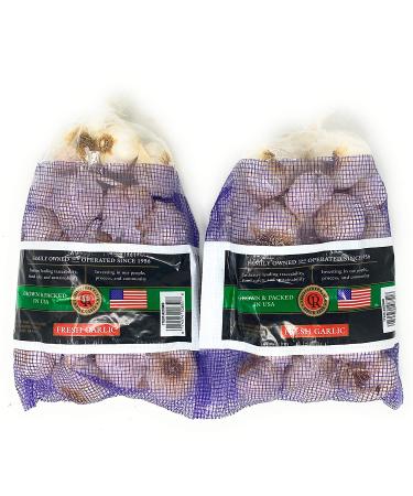 2 lb California Heirloom Gilroy Garlic, Fresh and Finest - Pack of 2 | USA Grown - Buy Online on GoSupps.com
