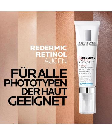 Buy La Roche-Posay Redermic R Eyes 15ml - Anti-Aging Eye Cream for Dark Circles & Puffiness - International Shipping - Buy Online on GoSupps.com