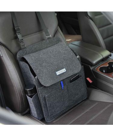 Buy Lucky Sign Auto Organizer - Space-Saving Car Seat Organizer with Adjustable Straps | Dark Gray 32x40cm | Perfect for On-the-Go Storage - Buy Online on GoSupps.com