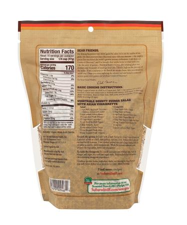 Bob's Red Mill Organic Tri-Color Quinoa Grain 26 oz - Premium Quality Superfood - Buy Online on GoSupps.com
