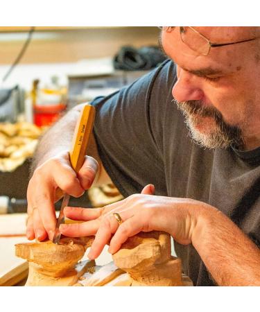 Schaaf Wood Carving Tools Set - 12 Chisels with Canvas Case | CR-V 60 Steel Blades | Woodworking Chisel Set for Beginners & Pros - Buy Online on GoSupps.com