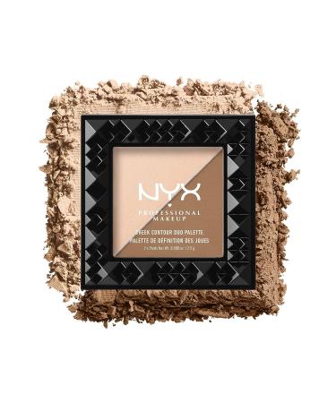NYX Contour Duo Palette Cheek On Cheek 0.18 oz - Professional Makeup - Buy Online on GoSupps.com