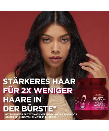 L'Or al Paris Elvital Haarkur - Biotin Hair Loss Treatment for Weak Hair 680ml | Paraben & Silicone-Free Full Resist Multi Power Kur - Buy Online on GoSupps.com