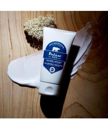 Pol ar Men Anti-Aging Glacial Cream - Matting Facial for Youthful Skin - 98% Natural & Vegan - 50ml - Buy Online on GoSupps.com