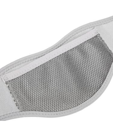 Breathable Neck Wrap for Pain Relief - Light Gray Collar Bandage for Moxibustion Care - Buy Online on GoSupps.com