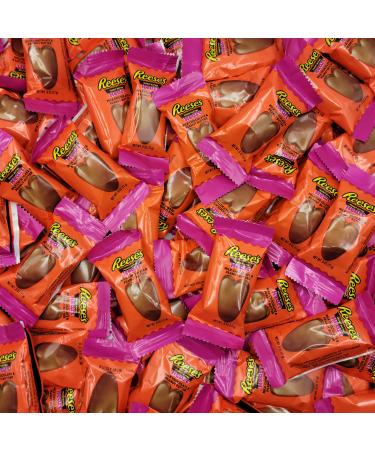 Reeses Mothers Day Milk Chocolate Peanut Butter Hearts  Milk Chocolate and Peanut Butter Snack Size Valentines Day Candy  Individually Wrapped Hearts - Bulk Candy Pack (1 Pound) 1 Pound (Pack of 1)