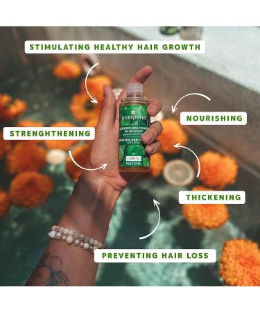 Orientana Ayurvedic Hair Therapy with Gotu Kola & Jasmine 105ml - Natural Vegan Hair Loss & Growth Treatment for Women | Anti Dandruff, Itch & Dry Hair Strengthener - Buy Online on GoSupps.com