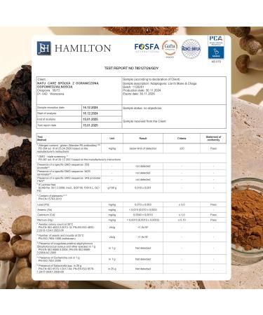  natu.care natu.care Lion's Mane & Chaga 1500mg Powder Extract 100% Natural Supports Brain Function Adaptogenic Suitable for Vegans and Vegetarians High Dose - Buy Online on GoSupps.com