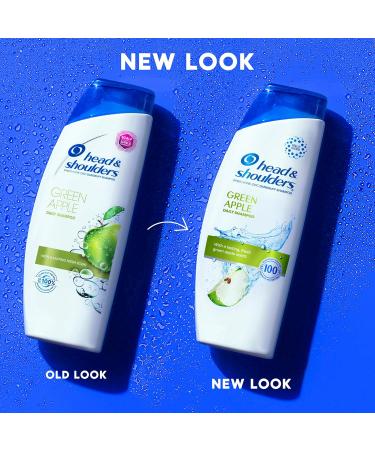 Head and Shoulders Dandruff Shampoo - Green Apple Paraben Free Anti-Dandruff Treatment 12.5 oz - Daily Use for Healthy Scalp - Buy Online on GoSupps.com