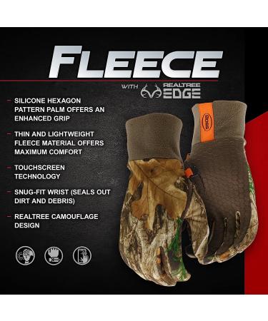 Boss Men's Real Tree Camouflage Fleece Work Gloves - Touchscreen Tech, Cold Protection - Large - Buy Online on GoSupps.com