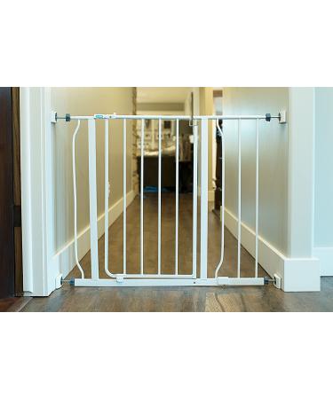 Wall Nanny Mini - Smallest Baby Gate Wall Protector (Made in USA) Protect Walls & Doorways from Pet & Dog Gates - for Child Pressure Mounted Stair Safety Gate - 4 Pack White - Buy Online on GoSupps.com
