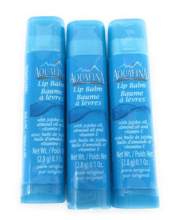 Aquafina Lip Balm - Hydrating Lip Care Set (3 Tubes) - Buy Online on GoSupps.com