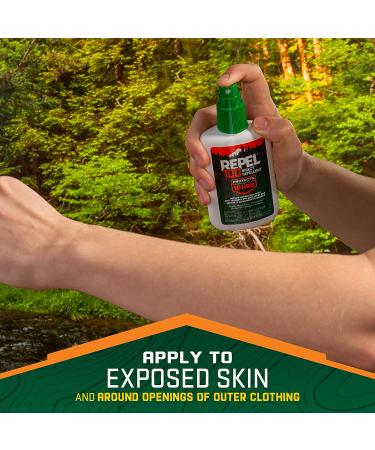 Repel 100 Insect Repellent Pump Spray 4oz - 10-Hour Protection | 1 Count - Buy Online on GoSupps.com