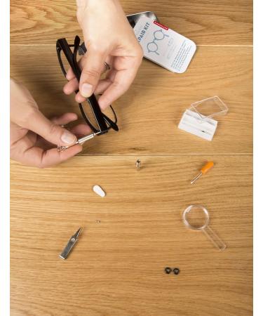 Kikkerland Design Glasses Repair Set - Essential Eyewear Toolkit for Quick Fixes | International Shipping Available - Buy Online on GoSupps.com
