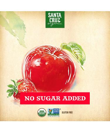 Santa Cruz Organic Apple Strawberry Sauce Pouches - Pack of 6 (3.2 oz each) - Buy Online on GoSupps.com