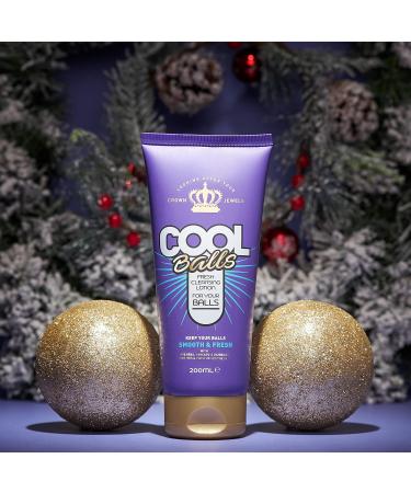 Cool Balls Fresh Cleansing Lotion 200ml | Luxury Novelty Gift for Men | Moisturizing Formula with Aloe Vera, Avocado & Jojoba Oil | Funny Stocking Filler & Secret Santa Gift - Buy Online on GoSupps.com