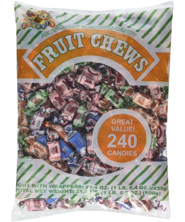 Albert's Chews Fruit Assorted Bag, 240 Piece, 21.2 Ounce