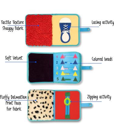 Fidget Activity Book for Seniors with Dementia, Alzheimer's, Autism - Sensory Stimulation & Memory Care - Ideal Gift for Patients - Buy Online on GoSupps.com