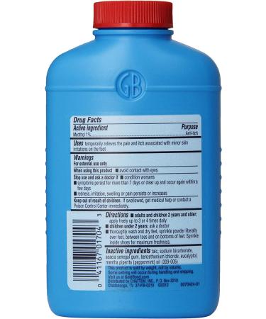 Gold Bond Maximum Strength Foot Powder 4 oz - Fast-Acting Relief for Dry, Itchy Feet - Buy Online on GoSupps.com