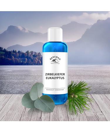 Bergbad 250ml Sauna Infusion - Soothing Eucalyptus & Zirbelkief | Refreshing Essential Oils for Relaxation | International Shipping Available - Buy Online on GoSupps.com