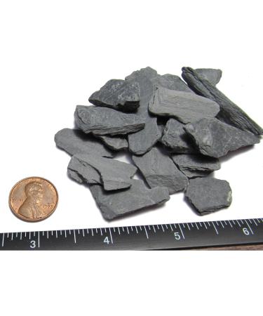 Natural Slate Stone -1/2 to 1 inch. Perfect Size for Miniature or Fairy Gardens Aquariums Reptiles Terrariums Model Railroads Dioramas & Wargaming 1/2"-1" Stones - 1lb - Buy Online on GoSupps.com