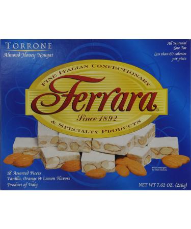 Torrone Nougat Candy 18 Assorted Pieces (Ferrara) NET WT 7.62 216g - Buy Online on GoSupps.com