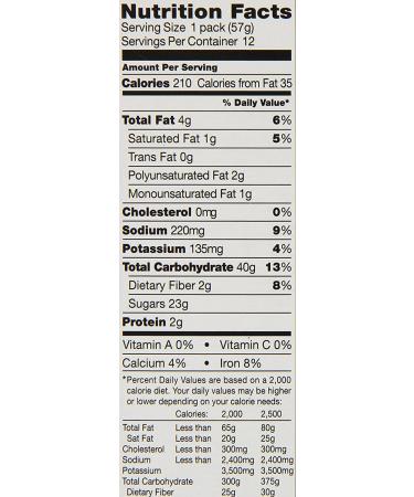 Nabisco 2 Oz Fig Newtons Fruit Chew Cookies - Delicious Snack Pack - Buy Online on GoSupps.com