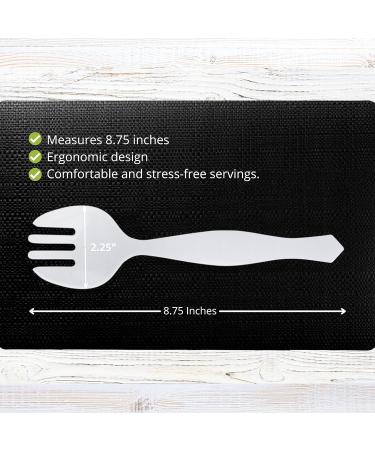 Party Bargains 8.75 White Disposable Plastic Serving Forks - 6 Pack | Heavy Duty Forks for Wedding, Catering, Buffet & Parties - Buy Online on GoSupps.com