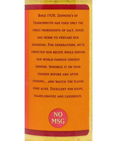 Zehnder's Chicken Seasoning (8.5 oz) - Authentic blend for flavorful chicken dishes - Buy Online on GoSupps.com