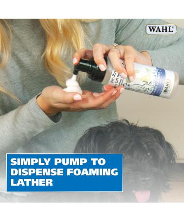 Wahl Canada No Rinse Shampoo for Dogs Fragrance-Free Waterless Shampoo Foam Dispenser 210ml Model 58313 - Buy Online on GoSupps.com