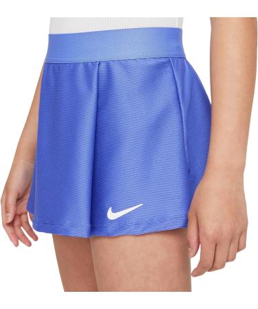 Nike Girls' Dri-FIT Victory Tennis Skirt - Sapphire/White, Size Medium - Buy Online on GoSupps.com