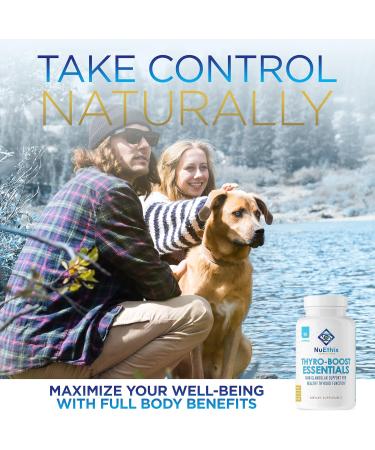 NuEthix Formulations Cortisol and Thyroid Support Supplement Bundle: Cort-Eaze Cortisol-Control Supplement 60 Capsules 30 Servings and Thyro-Boost Essentials 90 Capsules - Buy Online on GoSupps.com