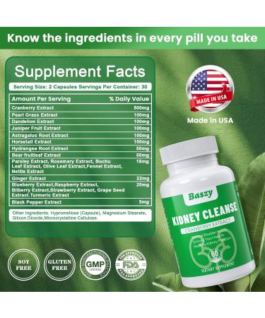 Kidney Cleanse Detox & Repair | Extra Strength 50:1 Cranberry Extract | 22-in-1 Kidney Health Supplement for Detox & Bladder Support - Buy Online on GoSupps.com