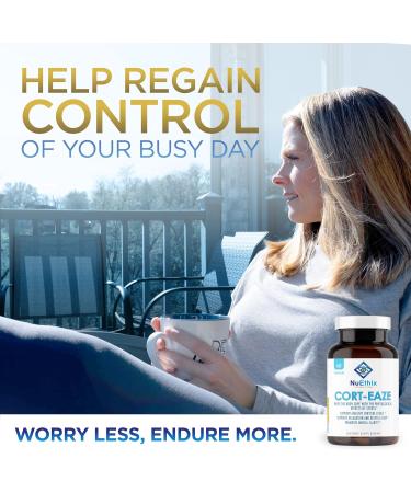 NuEthix Formulations Cortisol and Thyroid Support Supplement Bundle: Cort-Eaze Cortisol-Control Supplement 60 Capsules 30 Servings and Thyro-Boost Essentials 90 Capsules - Buy Online on GoSupps.com