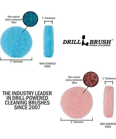 Drillbrush Power Scumbusting Scrubbing Pads Bathroom Surfaces Shower Tubs Tile - Buy Online on GoSupps.com