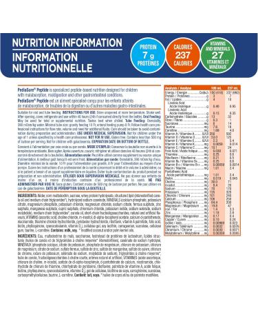 PediaSure Peptide 1 Cal Formulated Liquid Diet Vanilla 24 count 5688 mL - Buy Online on GoSupps.com