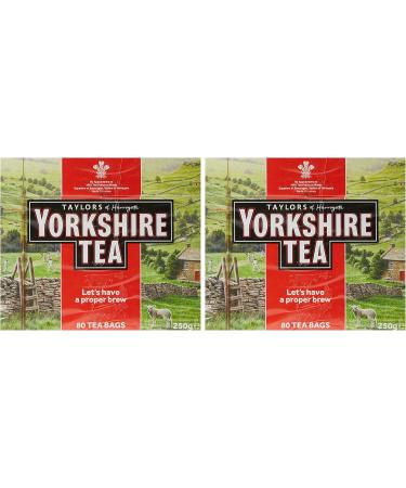 YORKSHIRE black tea 80 Sachets - 1 unit - Buy Online on GoSupps.com
