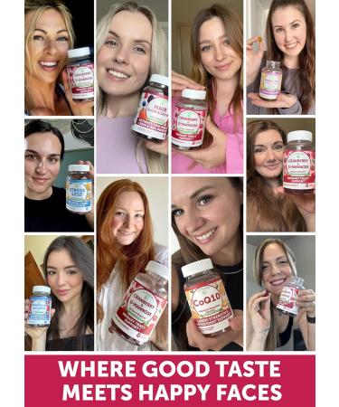 Lunakai Cranberry Supplement Gummies for Women with D-Mannose 1500mg High-Potency Formula for Daily Urinary Tract Support Made in Australia 60ct - Buy Online on GoSupps.com