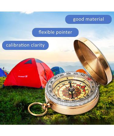 Bahfir Camping Survival Compass for Hiking  Pocket Compass for Kids  Glow in The Dark Compass for Camping Hunting  Outdoor Military Navigation Tool 1 Pack - Buy Online on GoSupps.com