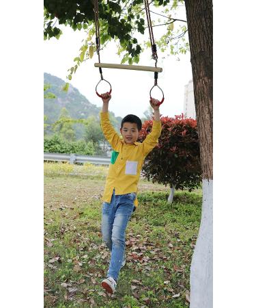 PLAYBERG Kids Trapeze Swing Bar with Rings - Hanging Ropes Included - Buy Online on GoSupps.com