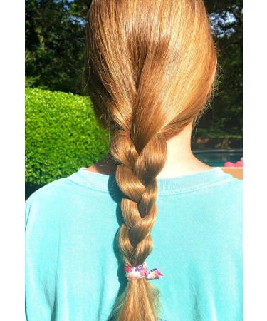 Syleia Hand-Knotted Hair Ties Set - 100 Pieces for All Hair Types | No Crease, Printed & Solid Colors - Buy Online on GoSupps.com