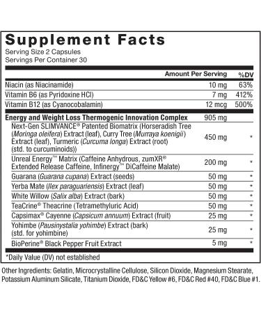 Force Factor LeanFire with SLIMVANCE Thermogenic Fat Burner - 60 Capsules, B Vitamins, Capsimax for Weight Loss, Metabolism Boost, Energy, and Focus - Buy Online on GoSupps.com